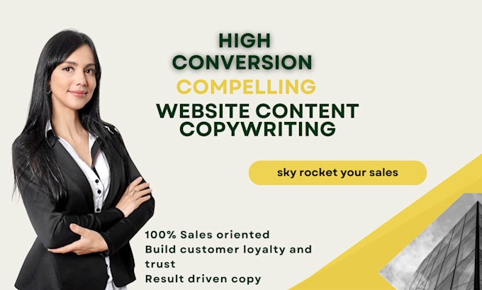 Gig Preview - Provide SEO website copywriting and content copywriting