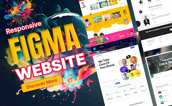 Gig Preview - Design awesome website or landing page in PSD or  figma