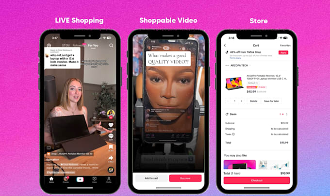 Gig Preview - Do tiktok shoppable video ads from viral content