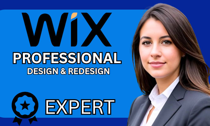 Gig Preview - Custom wix website design,wix website design and redesign, wix website