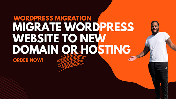 Gig Preview - Migrate wordpress website to new hosting or domain