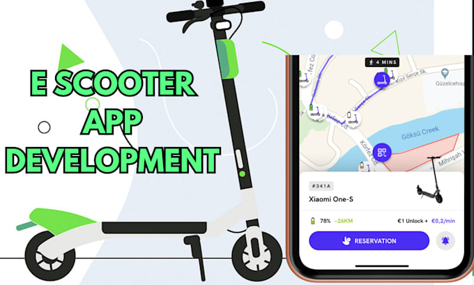 Gig Preview - Build e scooter app ev charging app ride sharing app with latest features