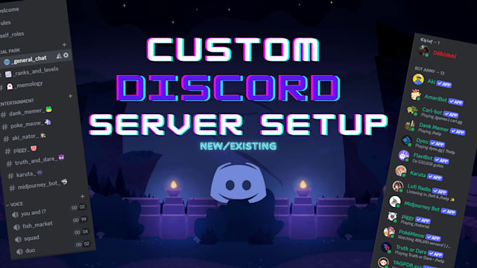 Bestseller - professionally set up a custom discord server