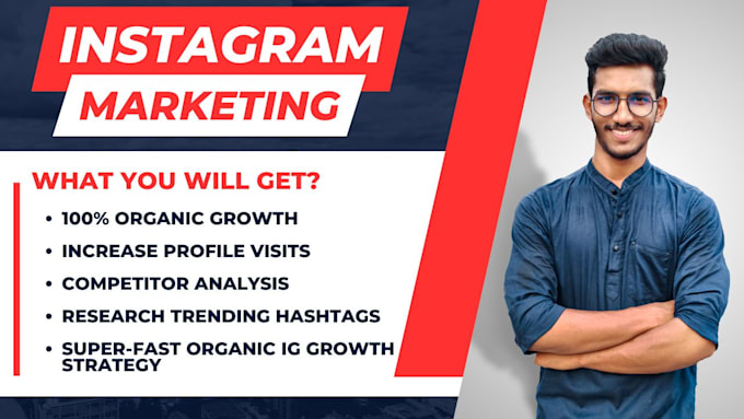 Gig Preview - Be your  instagram marketing services provider to boost your brand