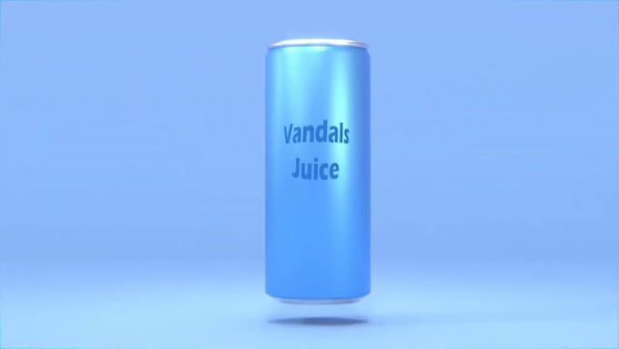 Gig Preview - 3d beverage animation 3d soda can animation 3d soda animation product commercial