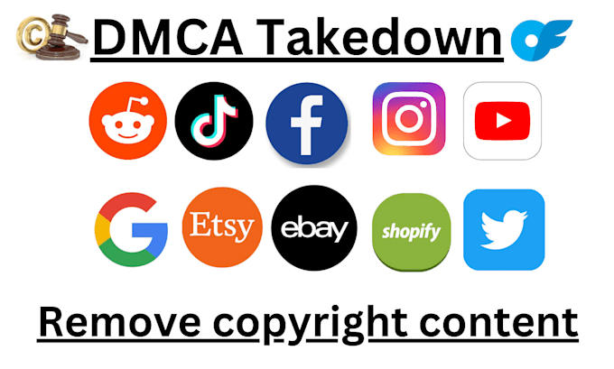 Gig Preview - Takedown content on reddit,tiktok,facebook,instagram,google,telegram under dmca