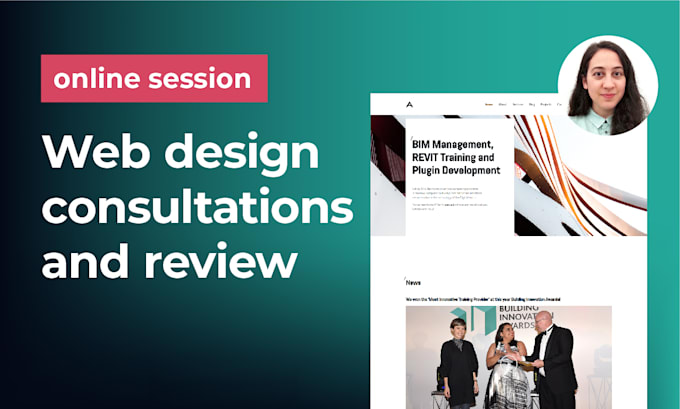 Gig Preview - Provide web design consultations and review your website