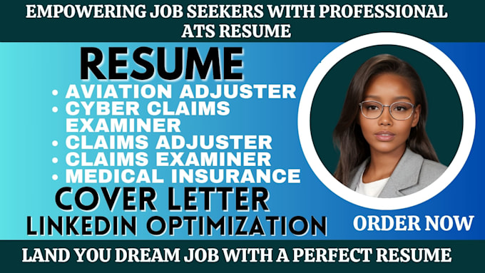 Bestseller - do aviation adjuster, claims adjuster, claims examiner, claims consultant resume