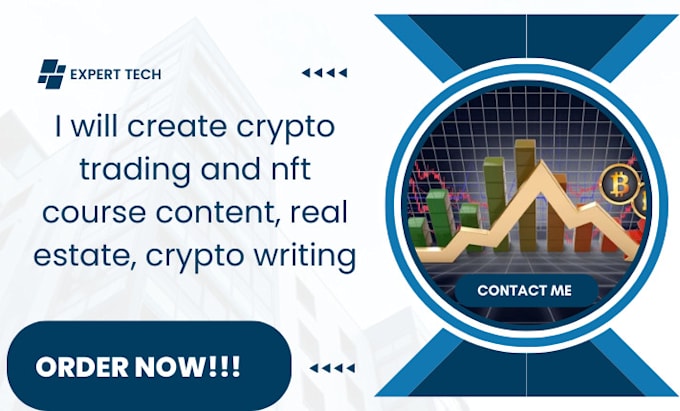 Gig Preview - Create crypto trading and nft course content, real estate, crypto writing