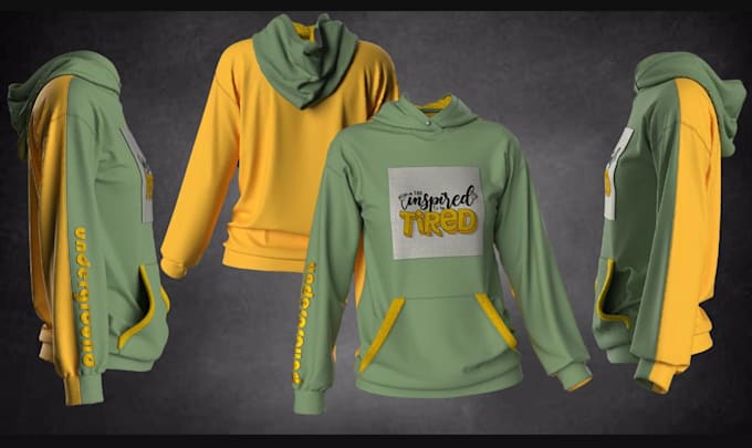 Gig Preview - Design hoodie, sweatshirt ,track suit, sweat suit, active wear and tech pack