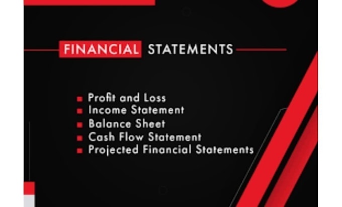 Gig Preview - Create financial statements income statement, balance sheet and cash flow