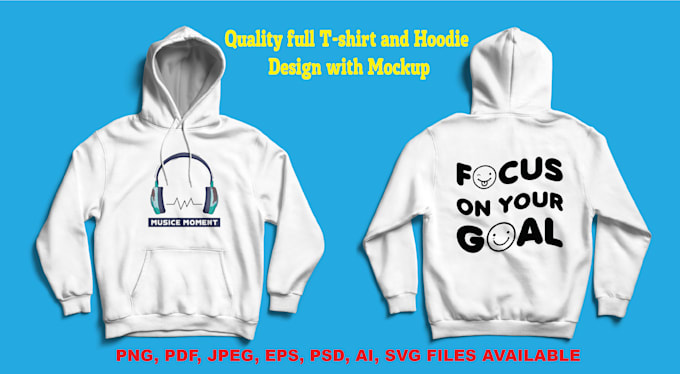 Gig Preview - Draw custom t shirt hoodies and sweater designs