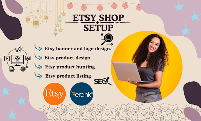 Gig Preview - Set up etsy drop shipping store, listing of top selling products on etsy, SEO