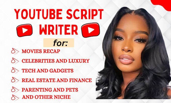 Gig Preview - Do videos script writing for your youtube channel