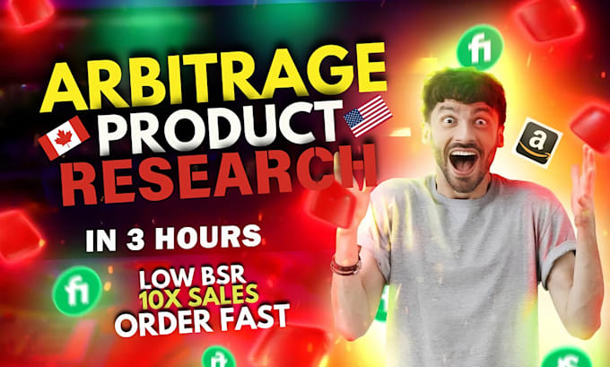 Gig Preview - Amazon fba online arbitrage product research canada for amazon online arbitrage