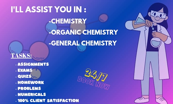 Gig Preview - Be your general chemistry or organic chemistry tutor