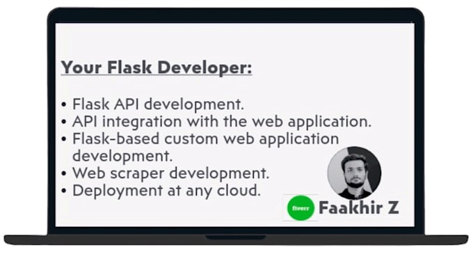 Gig Preview - Develop flask app to build websites and apis