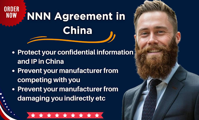 Gig Preview - Draft china nnn agreement manufacturing oem odm contract mold agreement