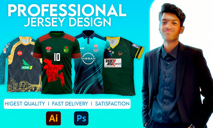 Bestseller - design professional jersey with print file