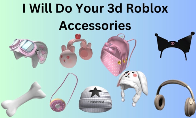 Gig Preview - Design your 3d ugc roblox accessories