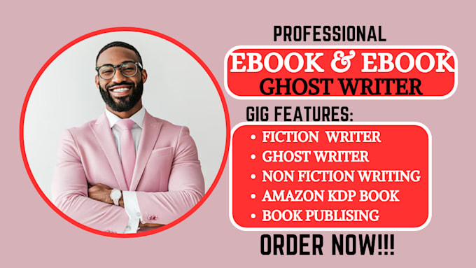 Gig Preview - Ghostwrite your fiction and non fiction book and ebook