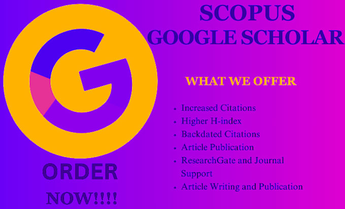 Gig Preview - Boost your google scholar citations with expert backdated article enhancement