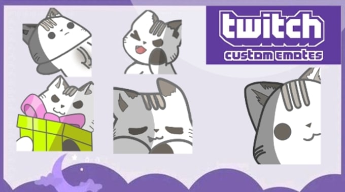 Gig Preview - Your custom twitch emotes