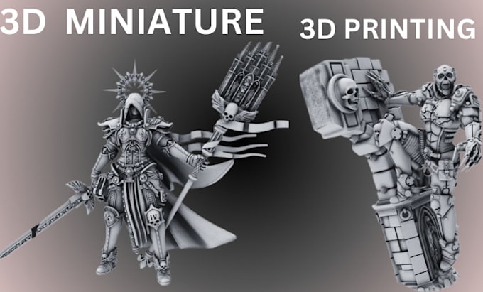 Gig Preview - Create 3d character modeling, 3d character design, 3d sculpting, 3d miniature