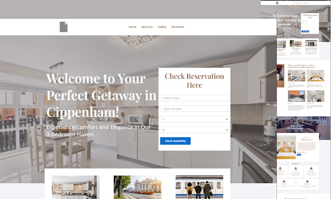 Gig Preview - Build airbnb, lodgify vacation rental website with homey or wp rentals theme