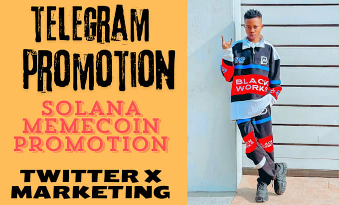 Gig Preview - Do telegram promotion, twitter x marketing, solana promotion, memecoin