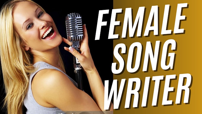 Gig Preview - Be your lyric writer singer for any song you want to create for your brand