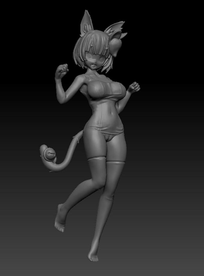 Gig Preview - Sculpt 3d character modeling maya rigging 3d creature 3d character with zbrush