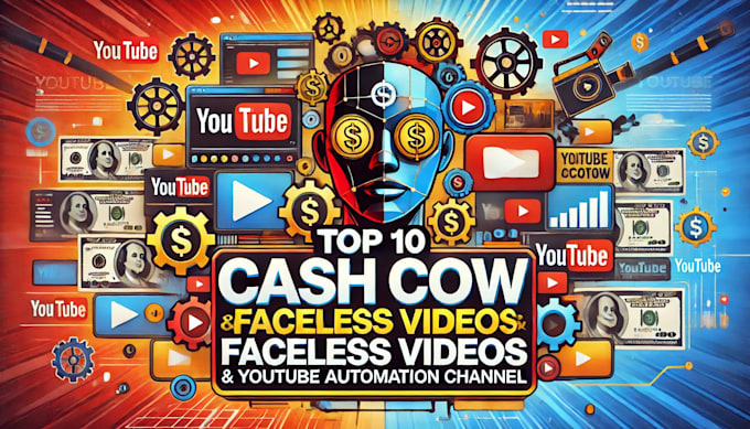 Gig Preview - Create top 10 cash cow faceless videos and youtube automation channel