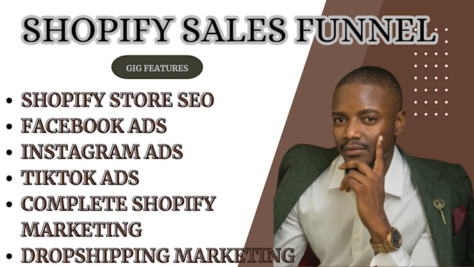 Gig Preview - Boost shopify sales funnel, dropshipping,website promotion