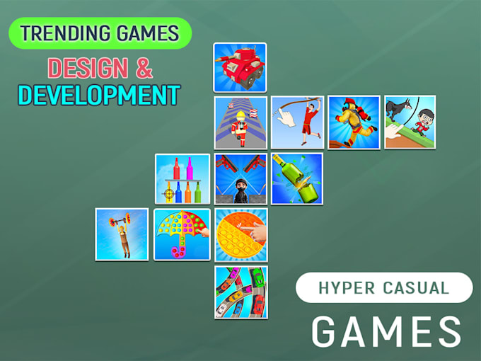 Gig Preview - Develop trending casual games or arcade gamesfor android or IOS