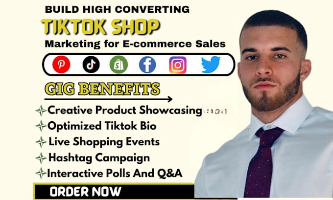 Gig Preview - Do tiktok shop, fix rejected products, affiliates marketing, tiktok dropshipping