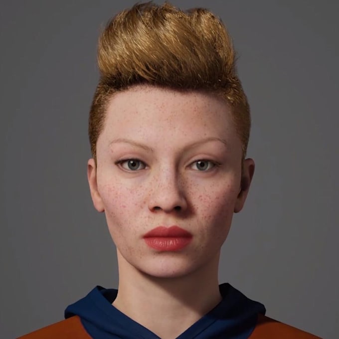 Gig Preview - Do metahuman character metahuman hair based on your references for unreal engine