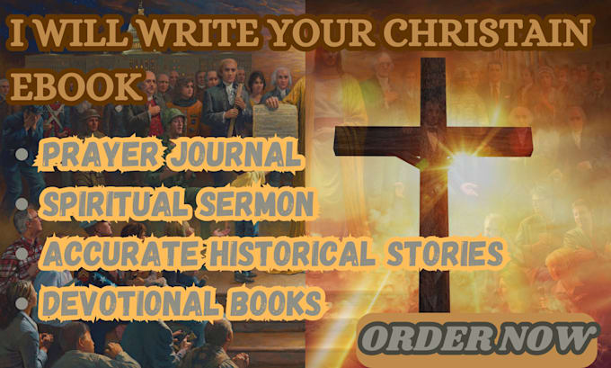 Gig Preview - Write christian books daily devotional book, prayer journal