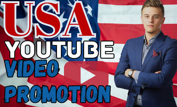 Gig Preview - Do organic USA youtube video promotion and channel promotion