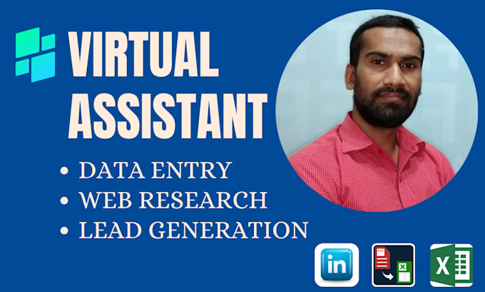 Gig Preview - Be your reliable virtual assistant for data entry