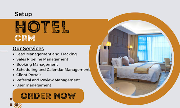 Gig Preview - Setup hotel crm hotelogic hotelfriend bookingwhizz revinate smarthost profitroom