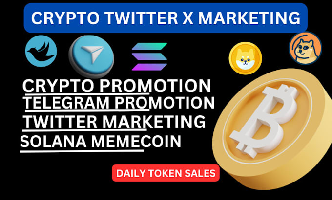 Gig Preview - Get 70m investor do solana memecoin, eth, nft, crypto token, twitter, telegram