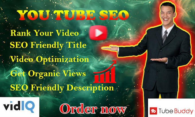 Gig Preview - The best youtube video SEO for your channel ranking