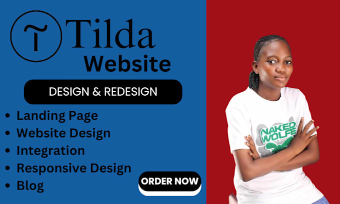 Gig Preview - Create stunning website on tilda for your business