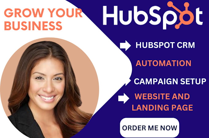 Bestseller - do quick hubspot CRM, hubspot workflows, hubspot landing page, hubspot marketing