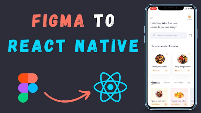 Gig Preview - Convert figma design to pixel perfect react native app