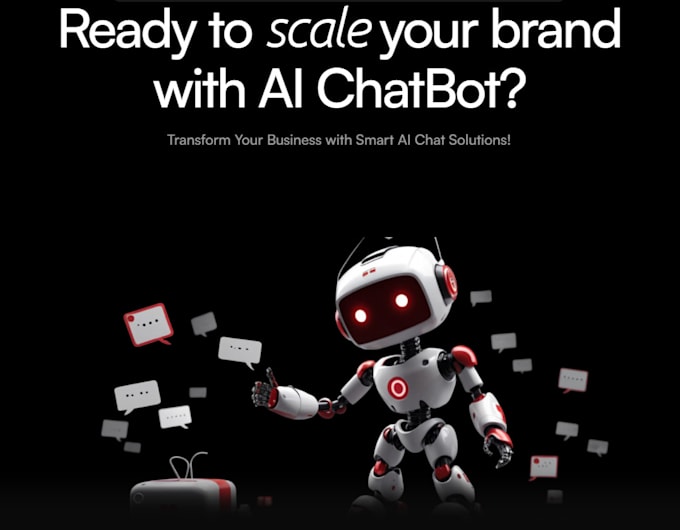 Gig Preview - Create user friendly chatbots for your websites ecommerce stores and businesses