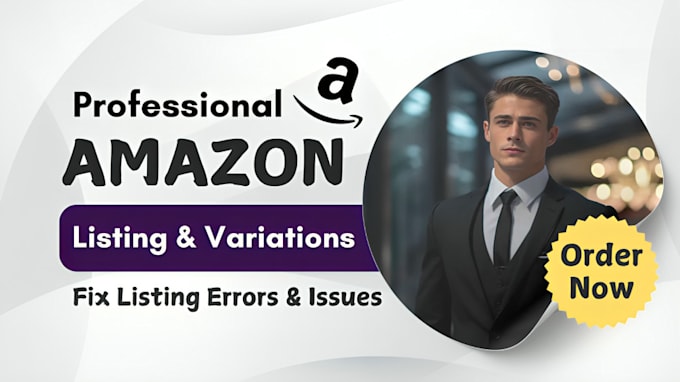 Gig Preview - Create amazon fba product listing and variations or fix fba listing error