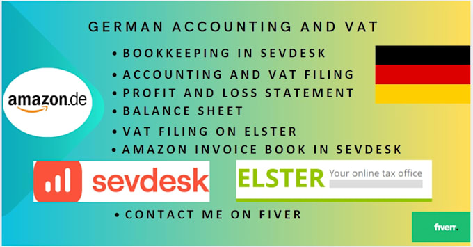 Bestseller - accounting in sevdesk, lexoffice and file german vat and cyprus vat