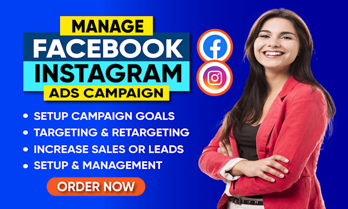 Gig Preview - Setup facebook ads campaign and instagram ads for sales, quality leads